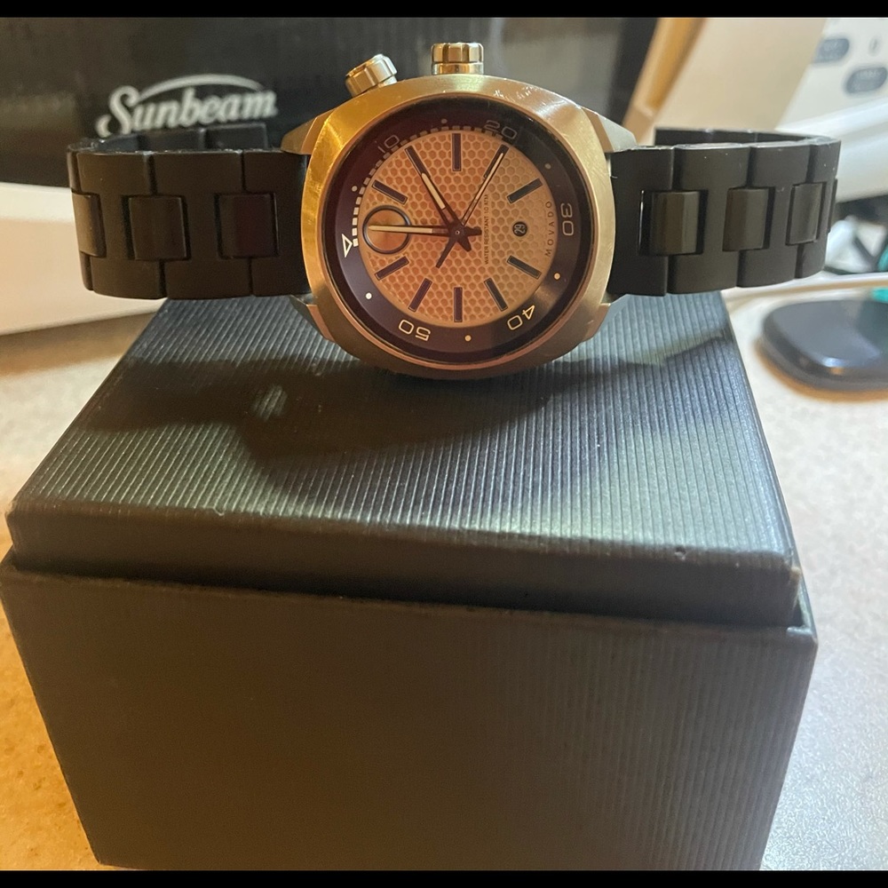 Movado Bold w/ Swiss Movement, custom Movado Band.